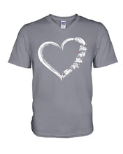 Load image into Gallery viewer, Custom Phone Case I Love My Trucker Best Gift For Trucker Guys V-Neck
