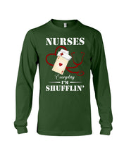 Load image into Gallery viewer, Nurses Everyday I’m Shufflin’ Custom Design Gift For Nurse Unisex Long Sleeve
