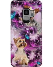 Load image into Gallery viewer, Cairn Terrier Floral Background Special Custom Design For Dog Lovers Phone case
