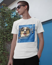 Load image into Gallery viewer, Australian Shepherd In Denim Pocket Gift For Dog Lovers Guys Tee
