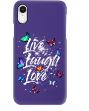 Load image into Gallery viewer, Butterfly Live Laugh Love Gift For Lover Phone case
