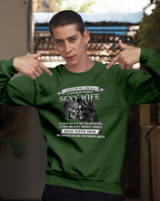 Load image into Gallery viewer, Shes Stubborn Messy And A Brat At Times Black Gift For Husband Sweatshirt
