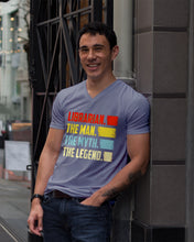 Load image into Gallery viewer, Vintage Funny Librarian The Man The Myth The Legend Gift For Friends Guys V-Neck
