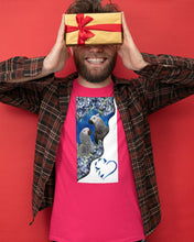 Load image into Gallery viewer, Magical Gray Couple African Parrot Gift For Bird Lovers Guys Tee
