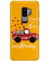 Load image into Gallery viewer, All I Need Are Love And Hockey Gift For Hockey Players Phone case
