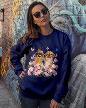 Load image into Gallery viewer, Pekingese With Peonies Gift For Dog Lovers Sweatshirt
