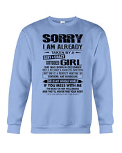 Load image into Gallery viewer, I'm Already Taken By December Sexy And Crazy Girl For Birthday Gift Sweatshirt

