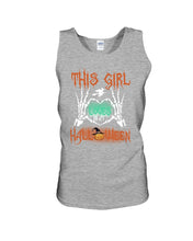 Load image into Gallery viewer, This Girl Loves Halloween Gift For Girls Unisex Tank Top
