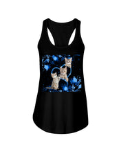Load image into Gallery viewer, Cat In My Heart Unique Custom Design  For Cat Lovers Ladies Flowy Tank
