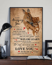 Load image into Gallery viewer, You Will Never Lose Meaningful Gift For Amazing Son Vertical Poster
