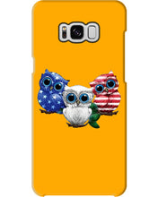 Load image into Gallery viewer, Lovely Phone Case Three Owl With US Flag Gift For Owl Lovers Phone case
