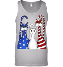 Load image into Gallery viewer, Cat Happy America  Independence's Day Special Custom Design Unisex Tank Top
