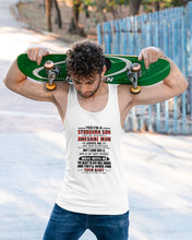 Load image into Gallery viewer, A Stubborn Son Of A Freaking Awesome Mom I Love Her Gift For Mama Unisex Tank Top
