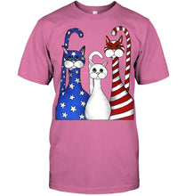 Load image into Gallery viewer, Cat Happy America  Independence's Day Special Custom Design Guys Tee
