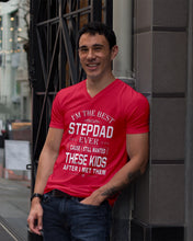 Load image into Gallery viewer, I'm The Best Stepdad Gift For Family Guys V-Neck
