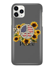 Load image into Gallery viewer, Peace Sign Sunflower Birthday Gift For Girls Phone case
