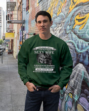 Load image into Gallery viewer, Shes Stubborn Messy And A Brat At Times Black Gift For Husband Sweatshirt
