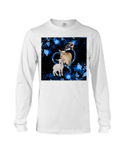 Load image into Gallery viewer, Lovely Phone Case Twinkling Blue Heart Gift For Goat Lovers Unisex Long Sleeve
