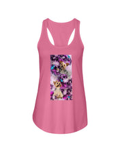 Load image into Gallery viewer, Cairn Terrier Floral Background Special Custom Design For Dog Lovers Ladies Flowy Tank

