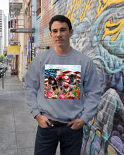 Load image into Gallery viewer, American Flag Sky Flower German Shepherd Gift For Dog Lovers Sweatshirt
