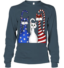 Load image into Gallery viewer, Cat Happy America  Independence's Day Special Custom Design Unisex Long Sleeve
