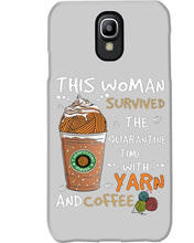 Load image into Gallery viewer, The Quarantine Time With Yarn And Coffee Gift For Women Phone case
