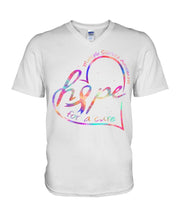 Load image into Gallery viewer, Hope For A Cure Multiple Sclerosis Awareness Guys V-Neck
