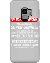 Load image into Gallery viewer, Je Suis Un Homme Chanceux J'ai Line Femme Custom Design Je Suis Son Roi Phone case
