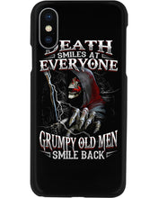 Load image into Gallery viewer, Death Smiles At Everyone Grumpy Old Men Smile Back Gift For Men Phone case
