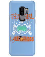 Load image into Gallery viewer, This Girl Loves Halloween Gift For Girls Phone case
