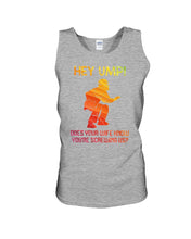 Load image into Gallery viewer, Hey Ump Does Your Wife Know You're Screwing Us Unisex Tank Top
