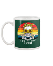 Load image into Gallery viewer, I Do What I Want Skull Sunflower Special Custom Design Mug
