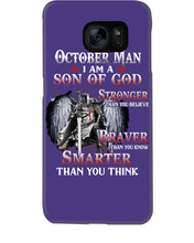 Load image into Gallery viewer, October Man Son Of God Birthday Meaningful Gift For Men Phone case
