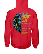 Load image into Gallery viewer, As An August I Am The Kind Of Man Lion Birthday Gift Hoodie
