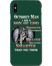 Load image into Gallery viewer, October Man Son Of God Birthday Meaningful Gift For Men Phone case
