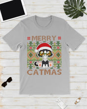 Load image into Gallery viewer, Merry Catmas Cute Funny Gifts Guys Tee
