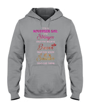 Load image into Gallery viewer, Birthday Gift For November Girl I'm Smarter Than You Think Hoodie

