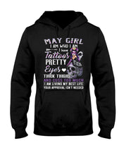Load image into Gallery viewer, May Girl Has Tattoos Pretty Eyes Thick Thighs For Birthday Gift Hoodie
