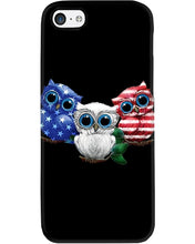 Load image into Gallery viewer, Lovely Phone Case Three Owl With US Flag Gift For Owl Lovers Phone case
