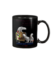 Load image into Gallery viewer, Everything Will Be Just Fine African Grey Parrot And Wine Gift For Bird Lovers Mug
