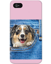 Load image into Gallery viewer, Australian Shepherd In Denim Pocket Gift For Dog Lovers Phone case
