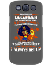Load image into Gallery viewer, December Superwoman  Life Has Knocked Me Down Birthday Meaningful Gift Phone case
