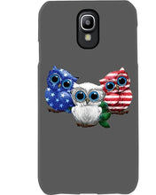Load image into Gallery viewer, Lovely Phone Case Three Owl With US Flag Gift For Owl Lovers Phone case
