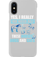 Load image into Gallery viewer, I Do Need All These Horses Dogs And Cats Phone case
