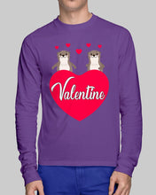 Load image into Gallery viewer, Couple Otter Valentine's Day Gift For Otter Lovers Unisex Long Sleeve
