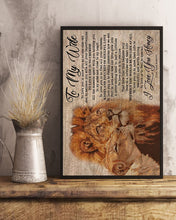 Load image into Gallery viewer, Gift For Honey  Custom Design Thank You For Always Being By My Side Vertical Poster
