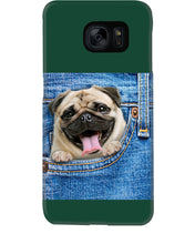 Load image into Gallery viewer, baby Pug In Denim Pocket Gift For Dog Lovers Phone case
