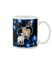 Load image into Gallery viewer, Lovely Phone Case Twinkling Blue Heart Gift For Goat Lovers Mug
