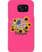 Load image into Gallery viewer, Peace Sign Sunflower Birthday Gift For Girls Phone case
