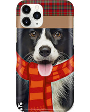 Load image into Gallery viewer, Santa Border Collie In Stock Gift For Dog Lovers Phone case
